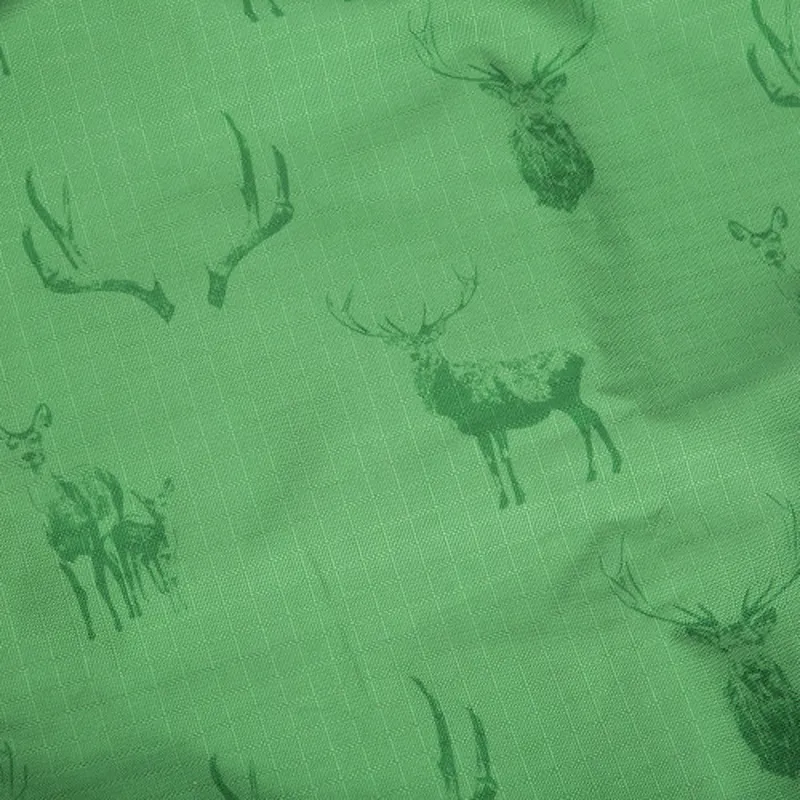 Benji and Flo Divine Deer Dog Bed - Moss/Merlot/Fawn-3