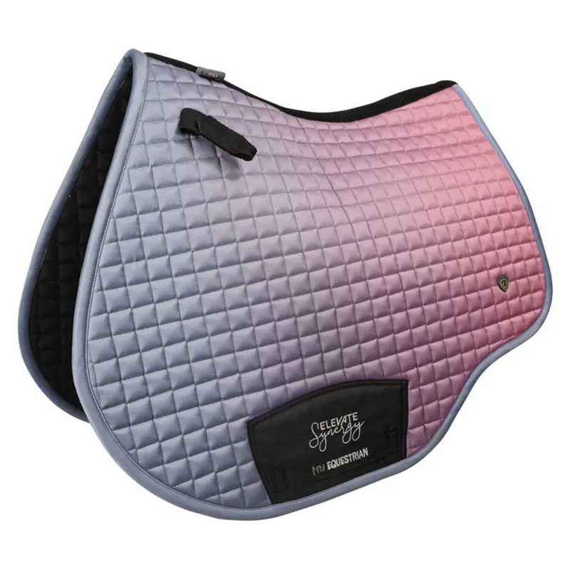 Hy Equestrian Synergy Elevate Saddle Pad - Grape Riviera