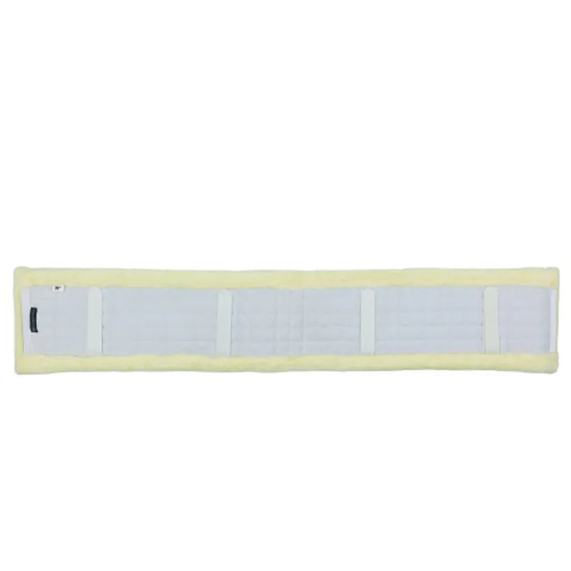 Hy Equestrian GP Fleece Girth Cover - White/Natural