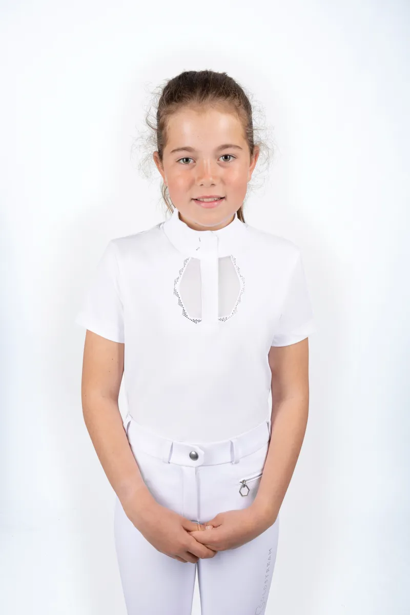 Chemise De Concours Devon Aire Enfant - Manches Courtes - Taille 10R - Neuf