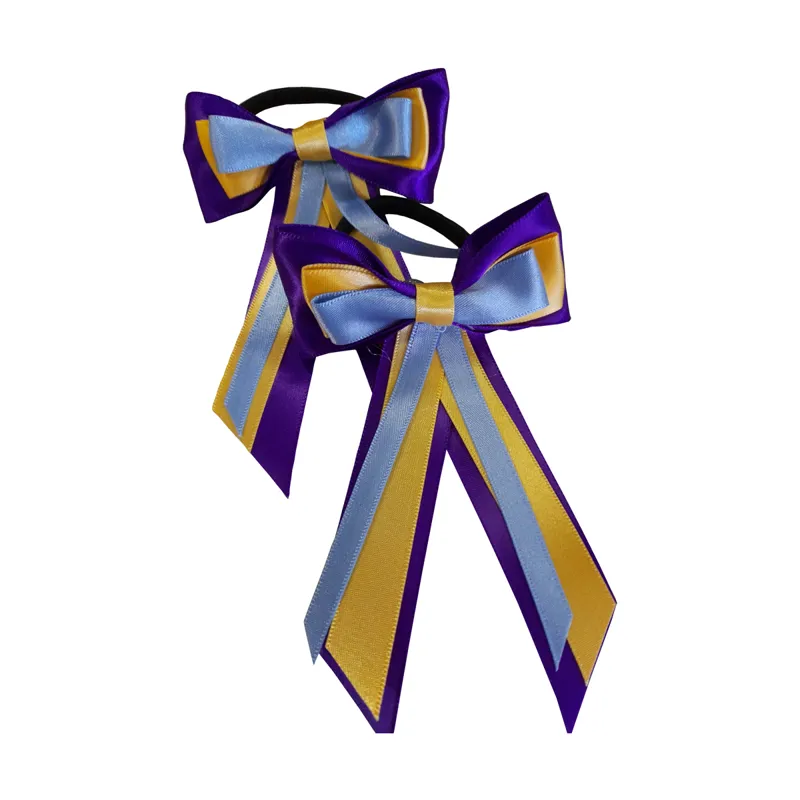 ShowQuest Piggy Bow and Tails - Purple/Blue/Sunshine