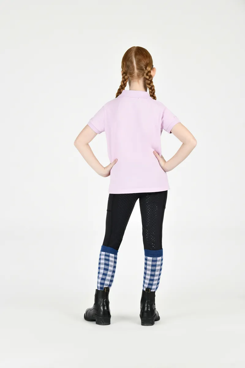 Dublin Darcy Short Sleeve Polo - Purple Blush-2