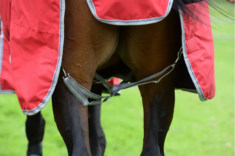 WeatherBeeta ComFiTec Classic Combo Neck Lite Plus 50g Rug - Red/Silver-2