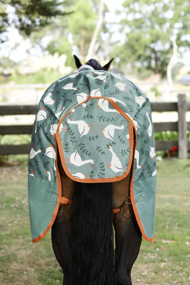 WeatherBeeta ComFiTec Tyro Standard Neck 50g Plus Rug - Goose Print-3