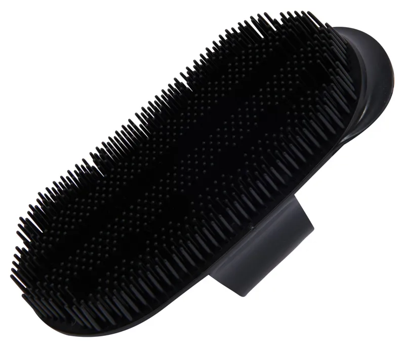 Roma Plastic Sarvis Curry Comb - Black
