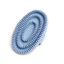 Roma Rubber Curry Comb - Blue