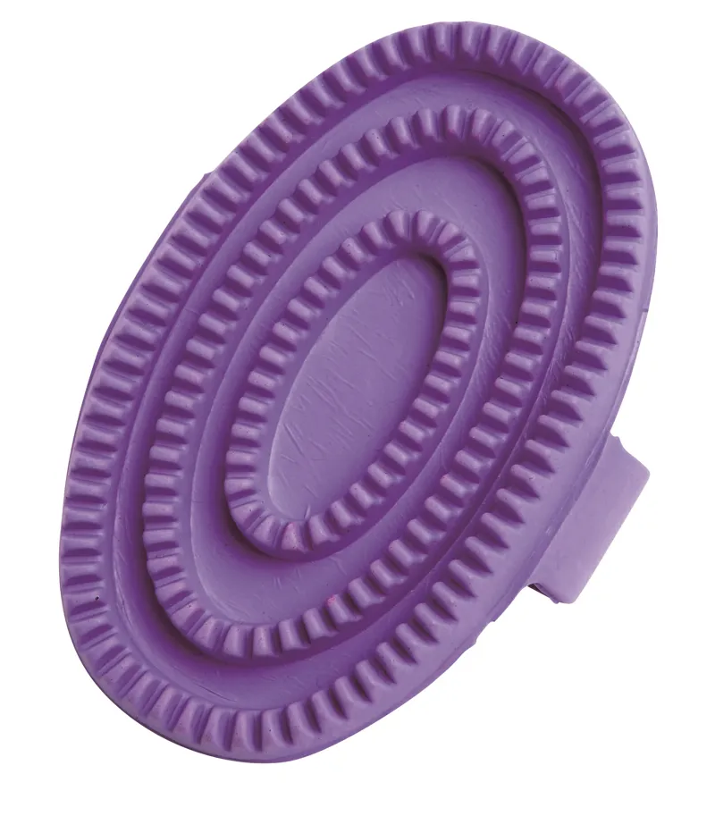 Roma Rubber Curry Comb - Purple