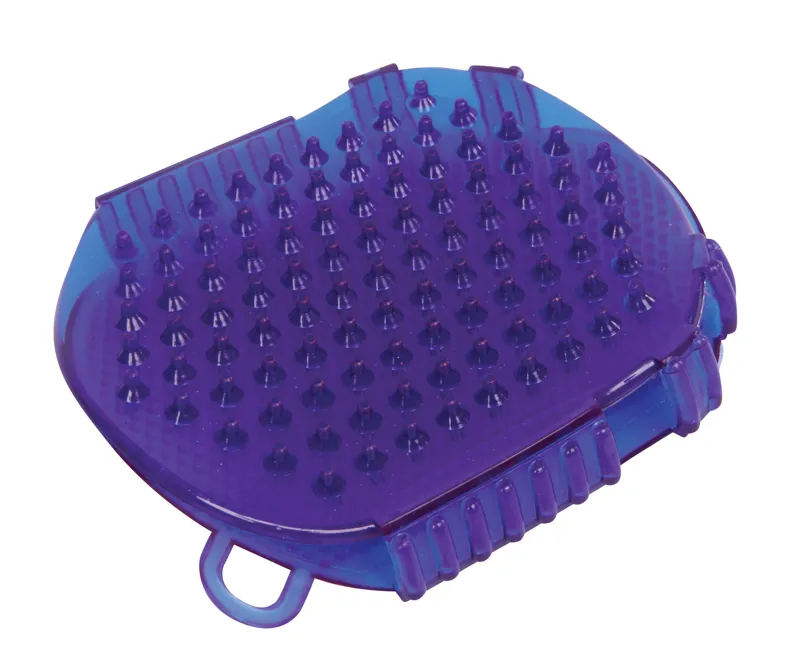 Roma Glitter Double Sided Massage Mitt - Purple