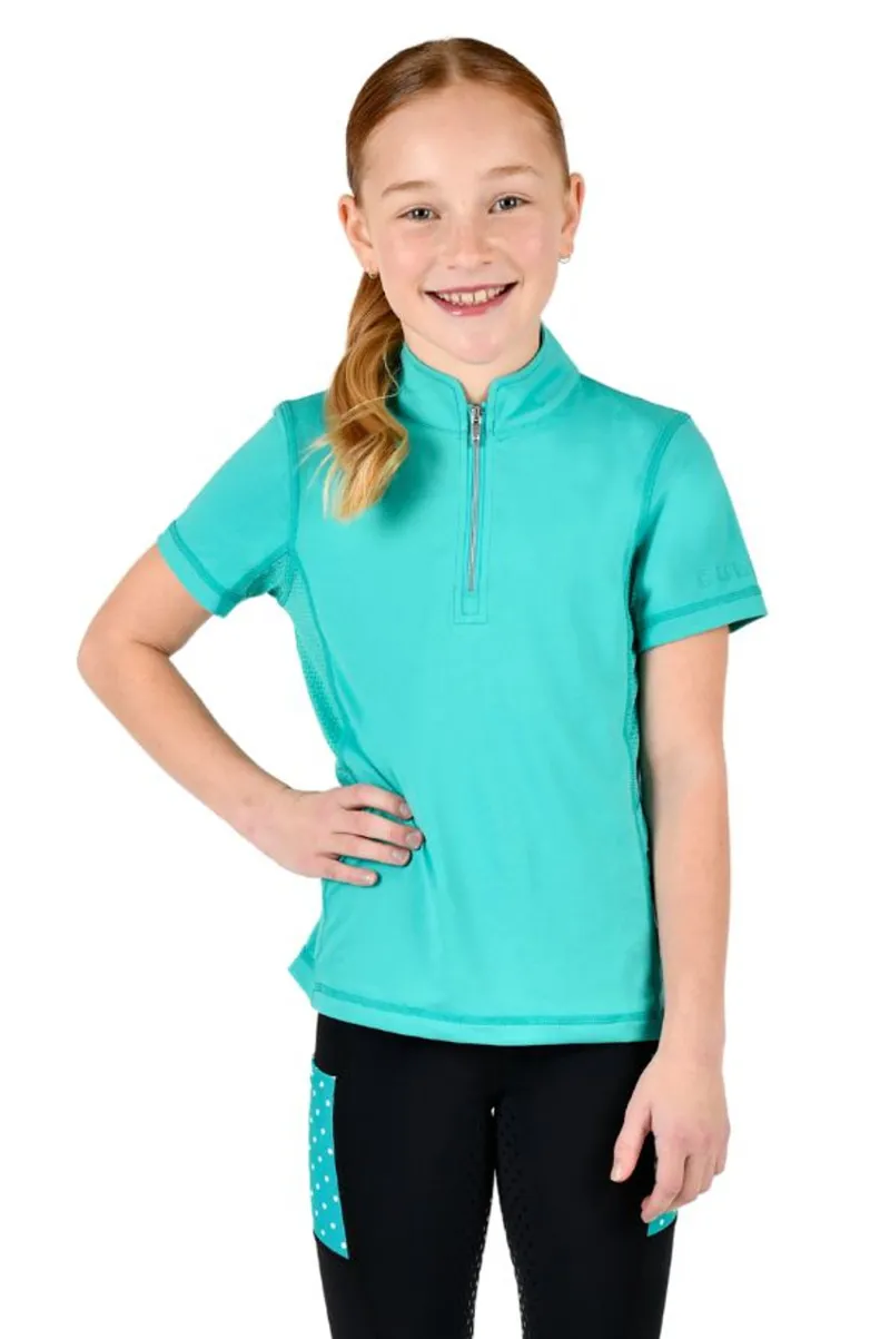 Dublin Children's Kylee Short Sleeve Top - Sea Green