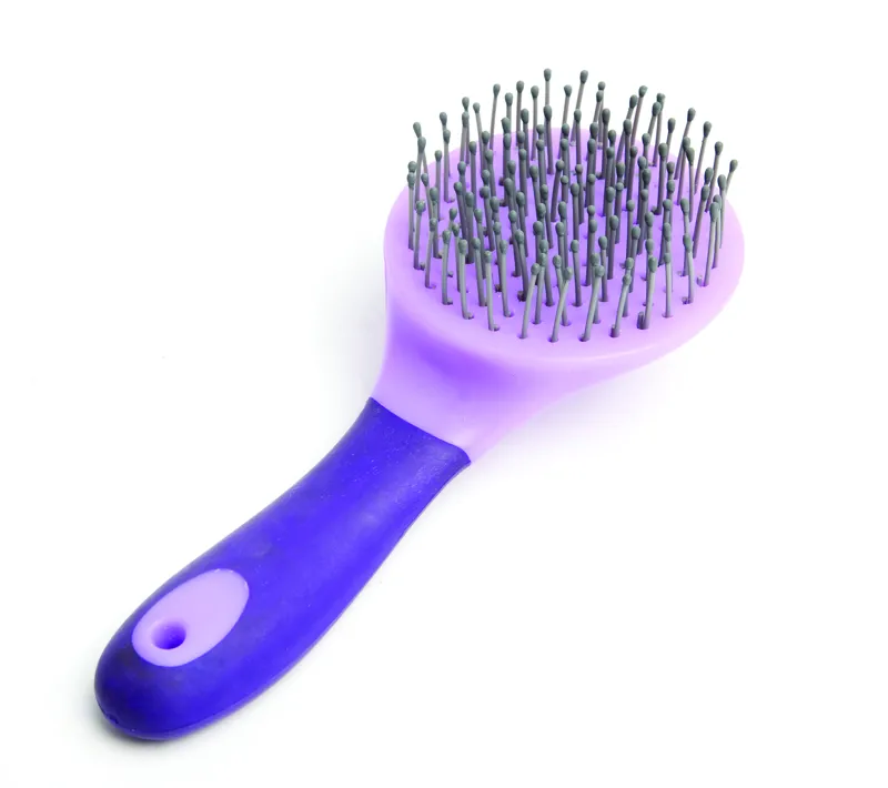 Roma Soft Touch Mane And Tail Brush - Purple