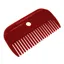 Roma Plastic Mane Comb - Red