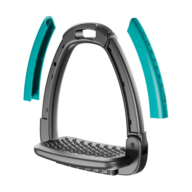Horsena Swap Stirrup Extra Covers Set Of 4 - Aqua Green