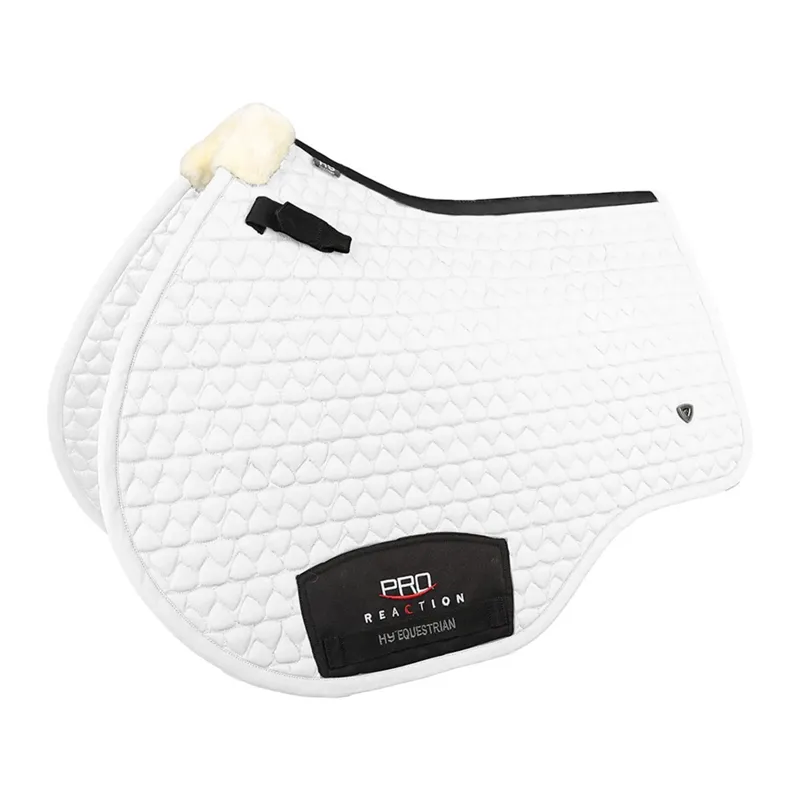 Hy Equestrian Pro Reaction Close Contact Saddle Pad - White