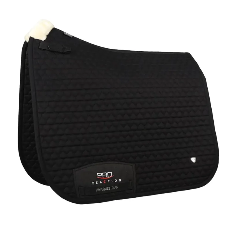 Hy Equestrian Pro Reaction Dressage Saddle Pad - Black