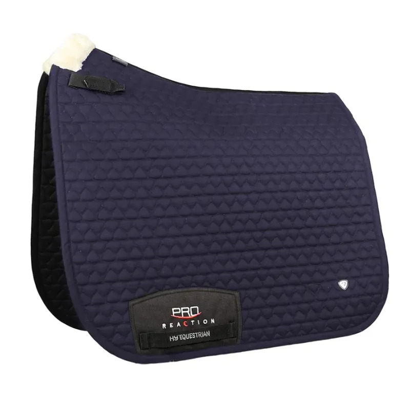 Hy Equestrian Pro Reaction Dressage Saddle Pad - Navy