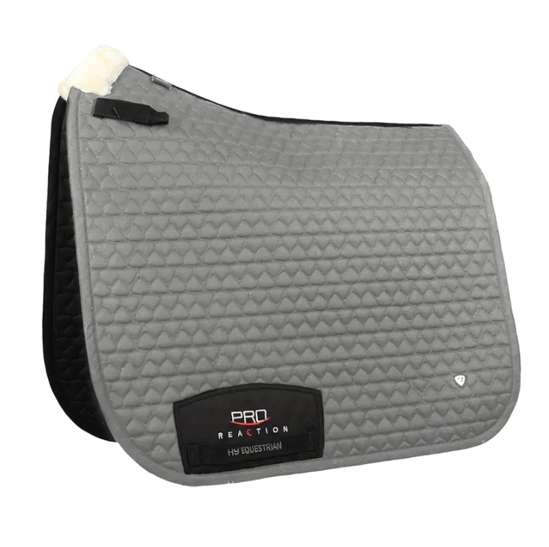 Hy Equestrian Pro Reaction Dressage Saddle Pad - Grey