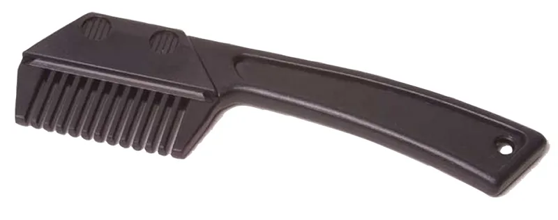 Roma Mane Comb and Thinning Blade - Black