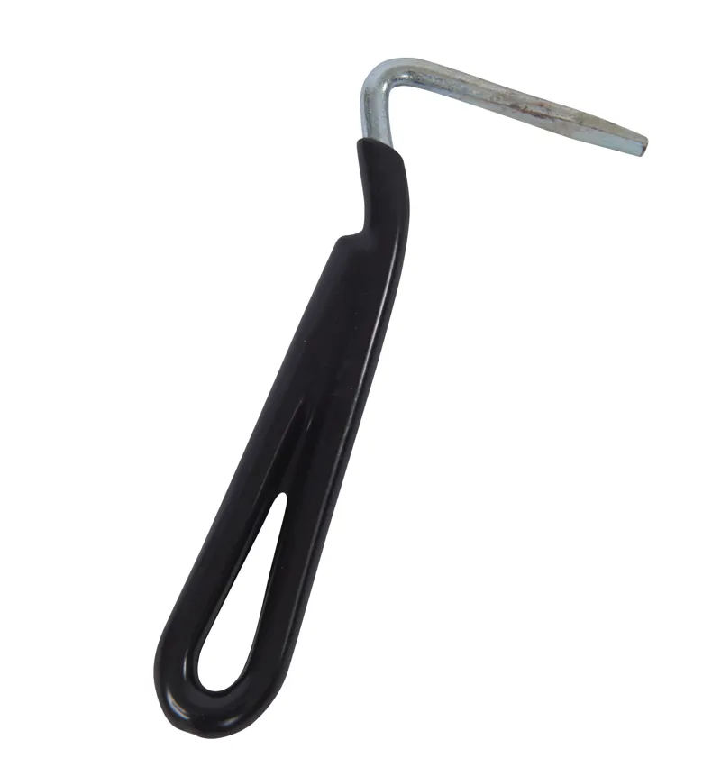 Roma Vinyl Handle Hoof Pick - Black