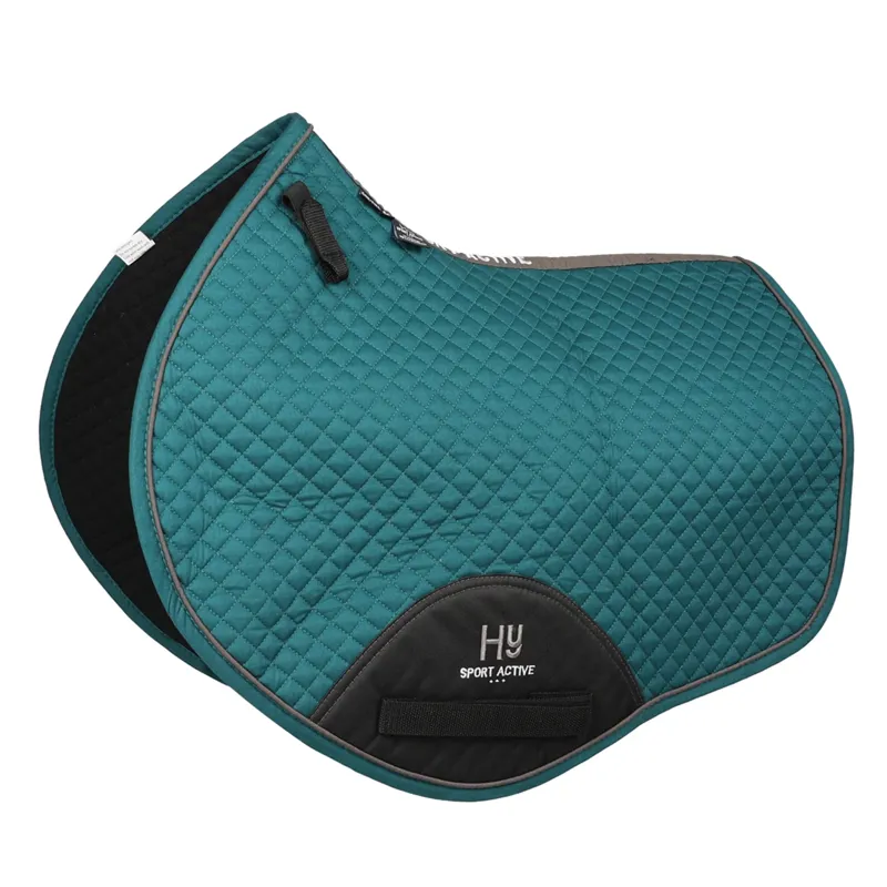 Hy Sport Active Close Contact Saddle Pad - Alpine Green