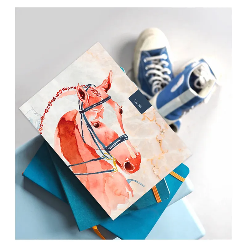 Deckled Edge Notebook - Competition Horse-1