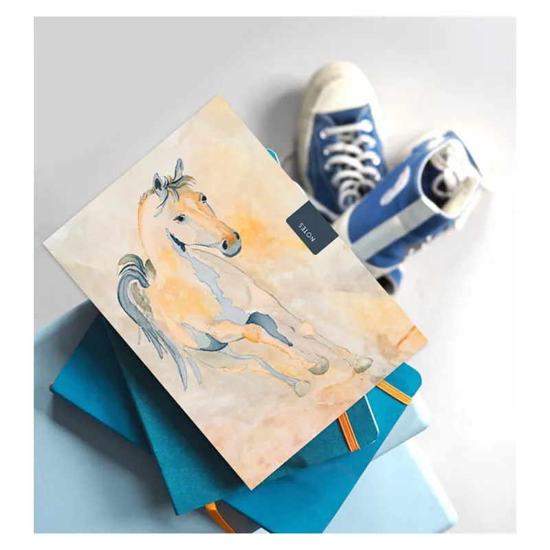 Deckled Edge Notebook - Galloping Horse-1