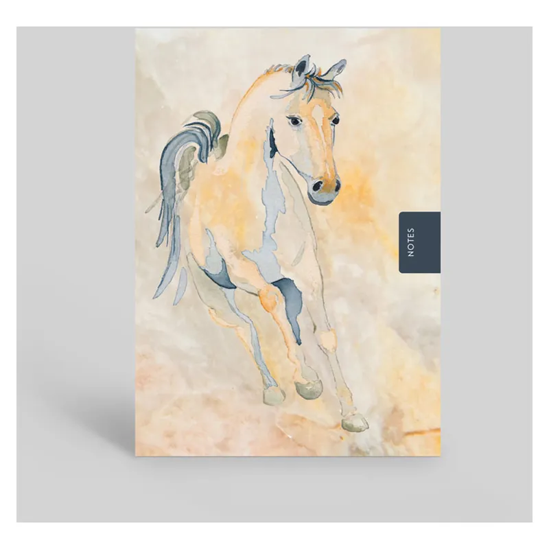 Deckled Edge Notebook - Galloping Horse