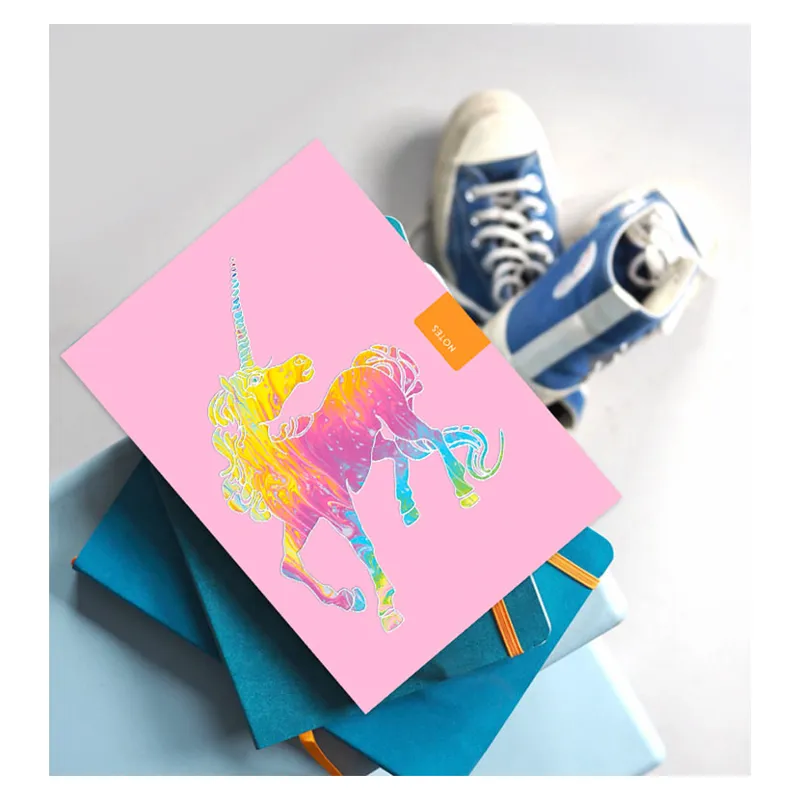 Deckled Edge Notebook - Mythical Unicorn -1