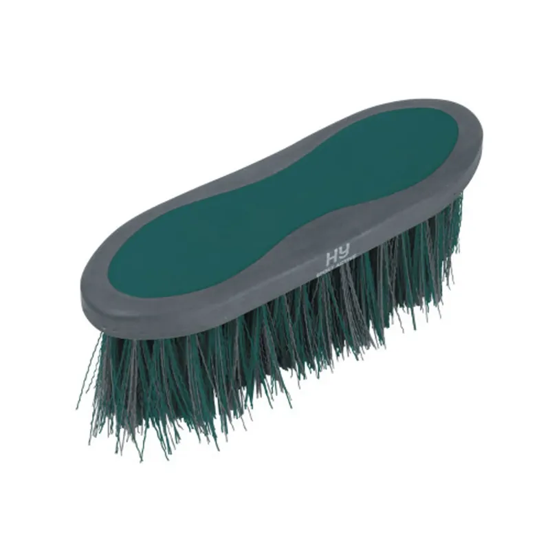 Hy Sport Active Long Bristle Dandy Brush - Alpine Green