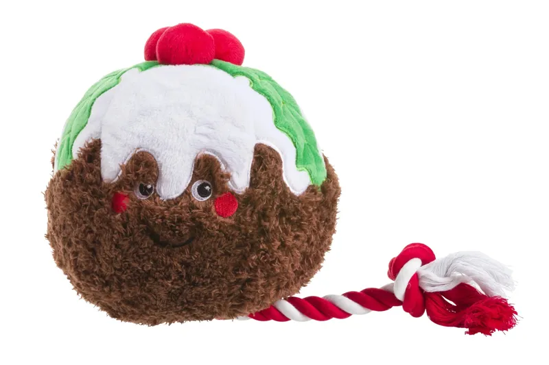 House of Paws Christmas Rope Toy - Christmas Pudding