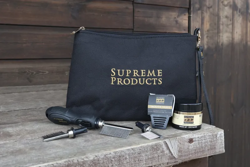 Supreme Products Accessories Pouch - Black/Gold-1