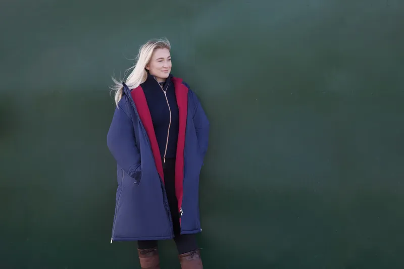 Hy Equestrian HYCONIC Synergy Robe H2cOat - Navy/Fig-4