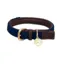 Benji and Flo Interlaced Dog Collar - Blue