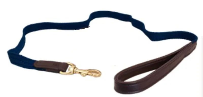 Benji and Flo Interlaced Dog Lead - Blue