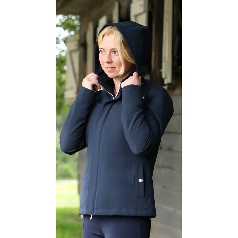 Hy Equestrian Elevate Waterproof Jacket - Navy-1