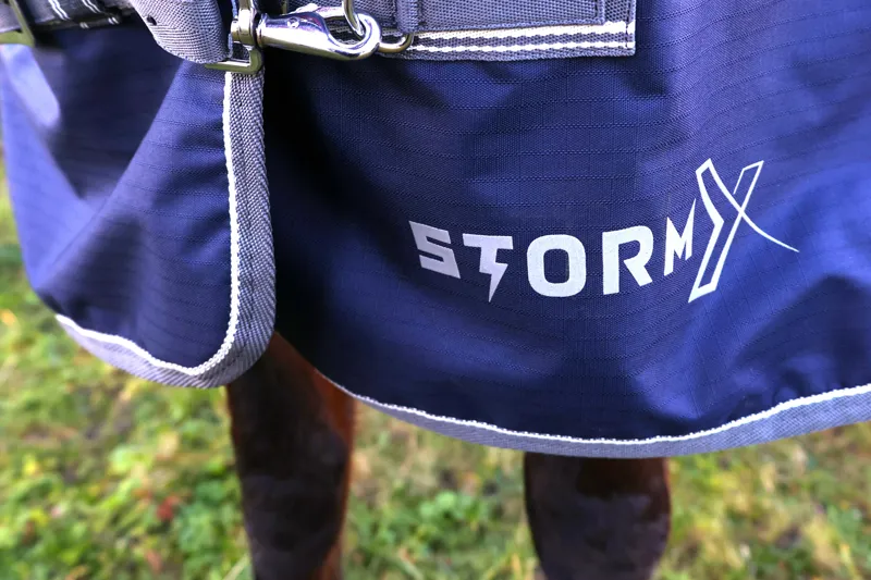 StormX Empra 100g Combi Turnout Rug - Navy-1