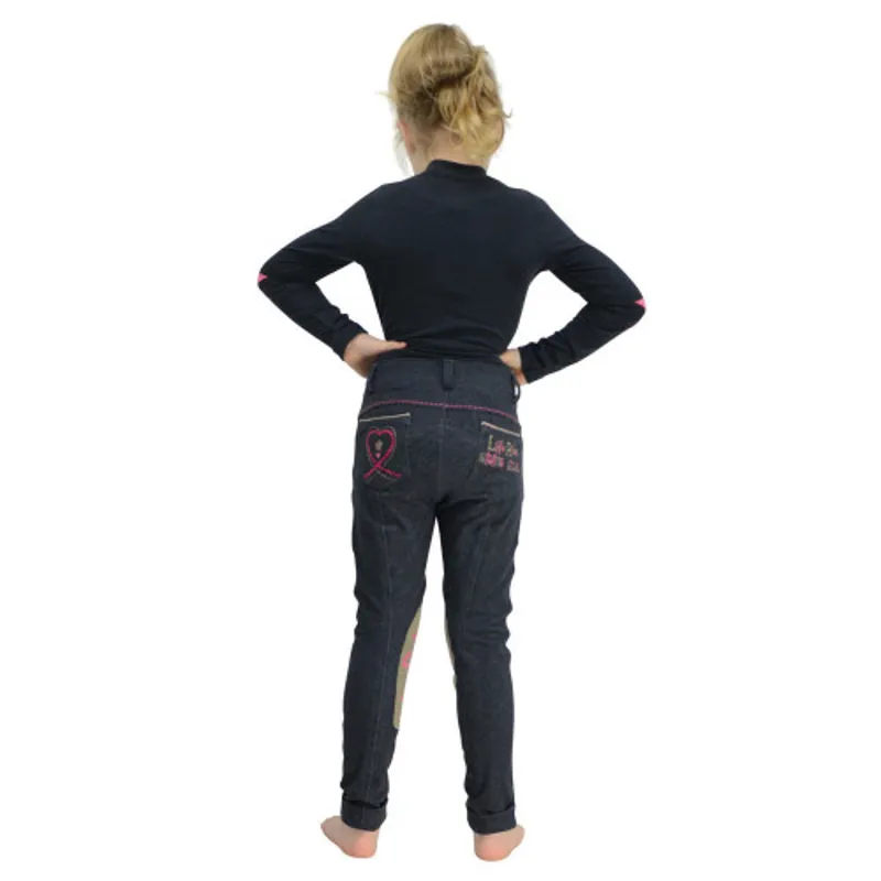 Little Rider Riding Star Jodhpurs - Denim-1
