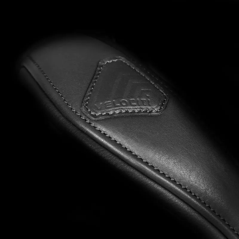 Shires Velociti RAPIDA Comfort Leather Headcollar - Black - Pony - Unboxed-2