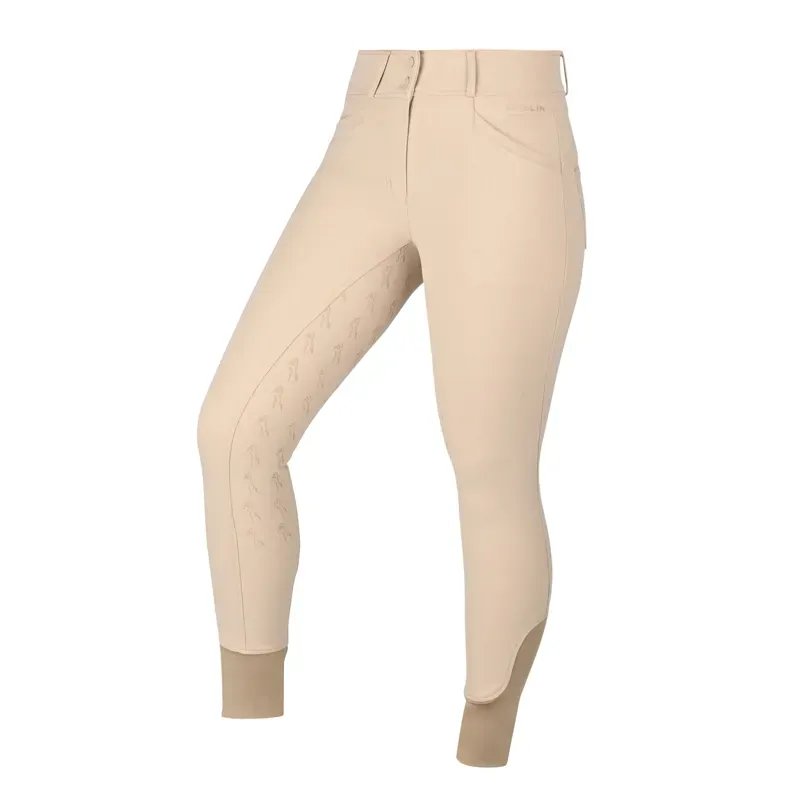 Dublin Cammy Comfort Ladies Twill Breeches - Biscuit