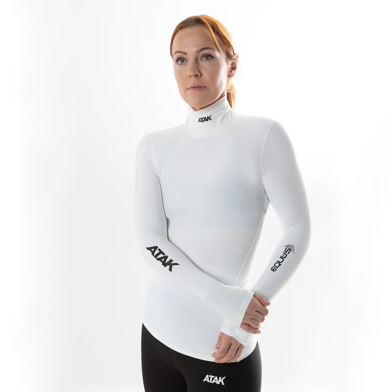 ATAK Unisex Equus Compression Shirt - White-3