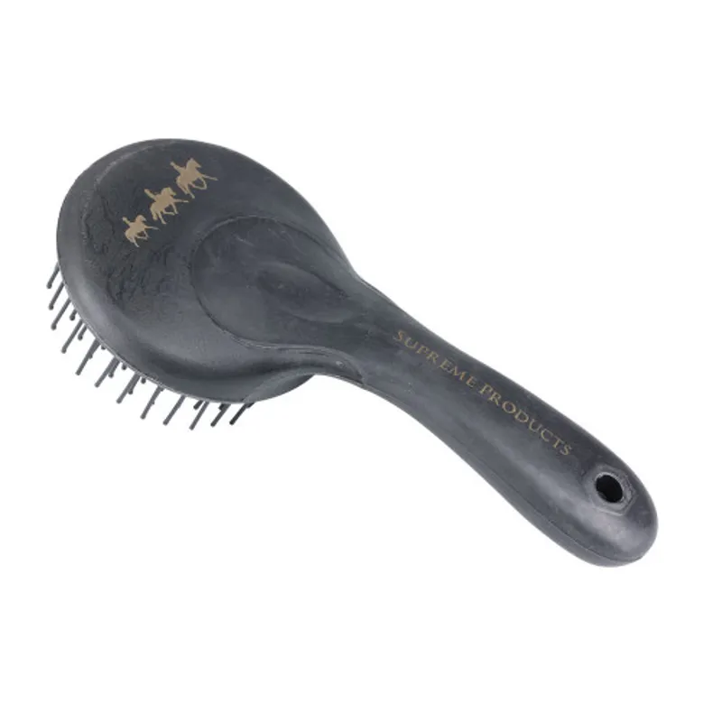 Supreme Products Pro Groom Mane and Tail Brush - Black/Gold