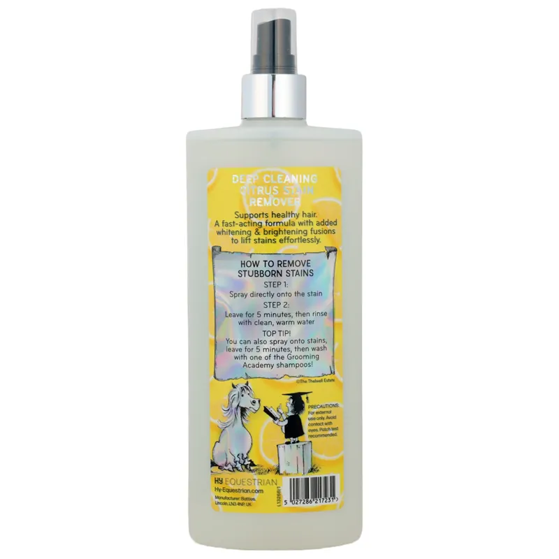 Thelwell Grooming Academy by Hy Equestrian - Stubborn As Merrylegs' Stains - 400ml-1