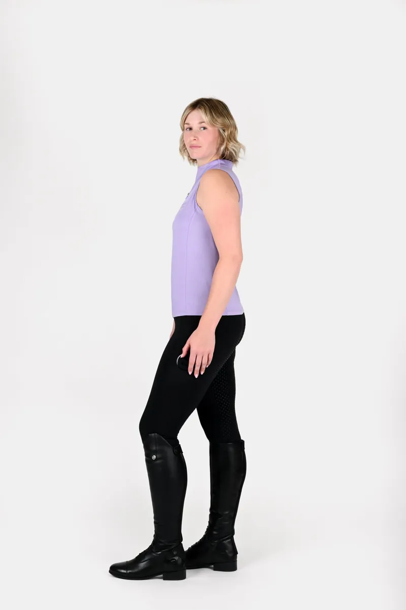 Dublin Sammy Sleeveless Riding Top - Mauve-2