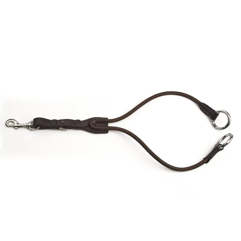 Shires Velociti GARA Elasticated Running Martingale Attachment - Havana