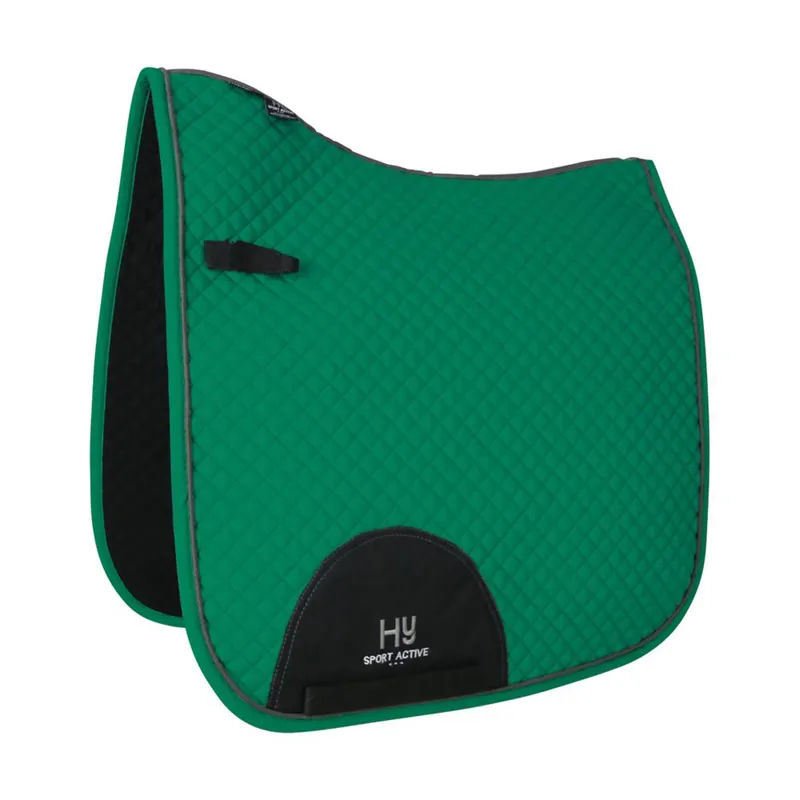 Hy Sport Active Dressage Saddle Pad - Emerald Green