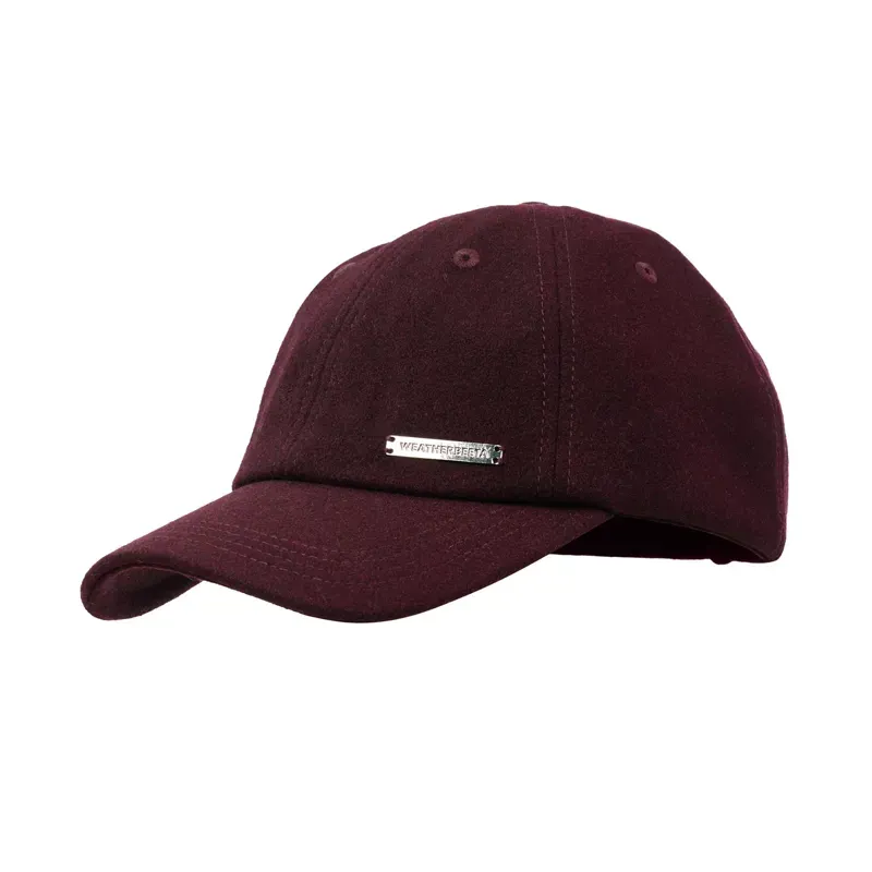 WeatherBeeta Performance Melton Wool Cap - Blackberry Marle 