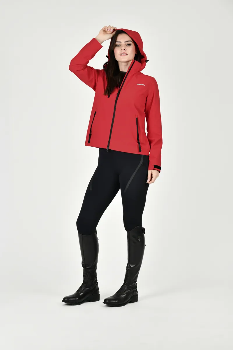 WeatherBeeta Waterproof Paloma Jacket - Bittersweet Red-3