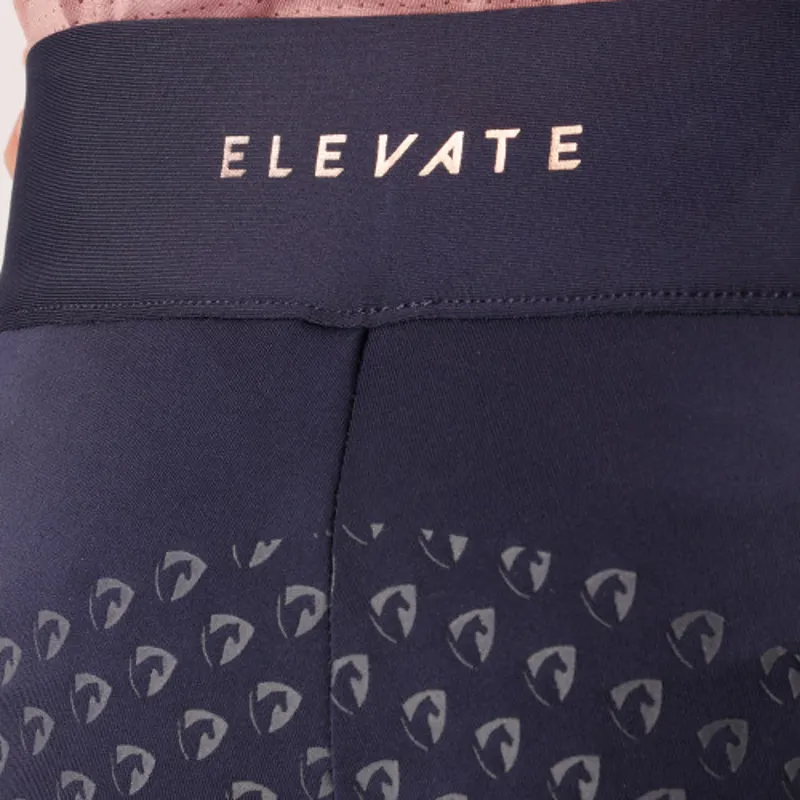 Hy Equestrian Elevate Mizs Riding Tights - Navy-3
