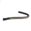 Shires Velociti Rapida Clincher Browband - Black/Brass
