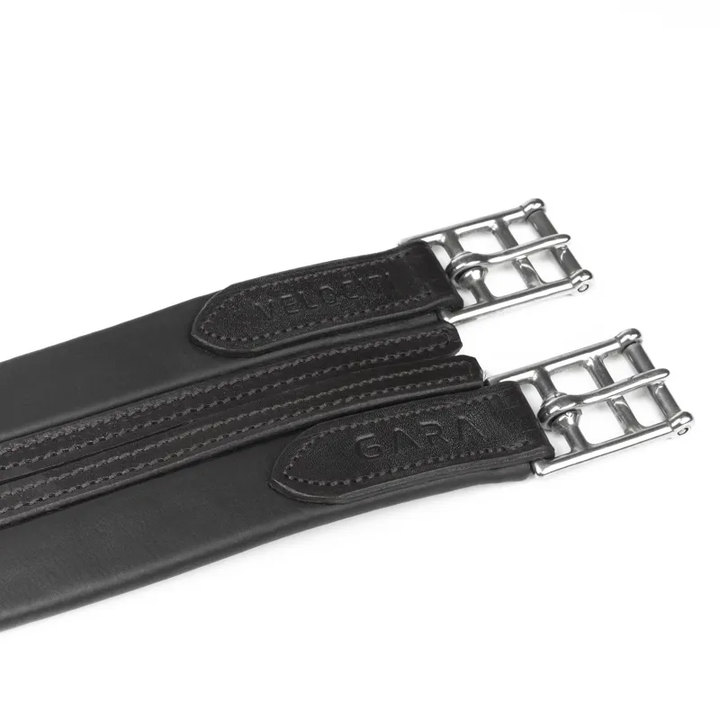 Shires Velociti GARA Atherstone Leather Girth - Black-1