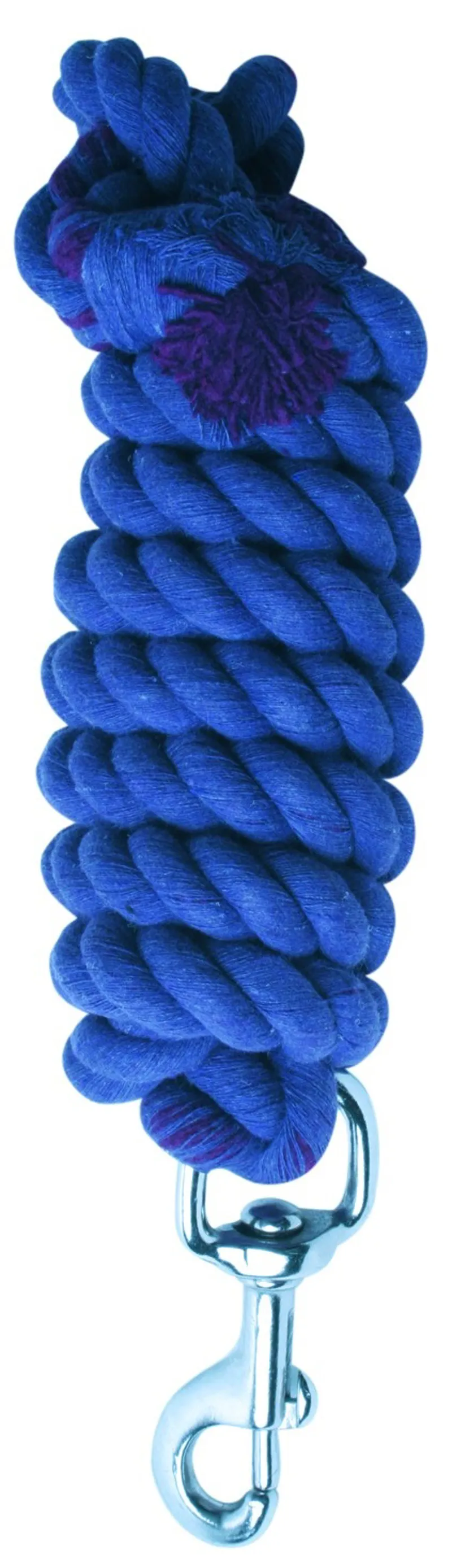 Roma Cotton Nickel Plated Snap Lead - Blue